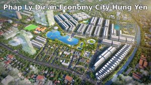 Phối cảnh tổng thể dự án Economy City Hưng Yên kèm tiêu đề pháp lý